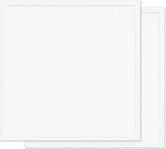 Vision-EL Confezione da 2 plafoniere bianche 595x595mm Androm&egrave;de ECO Backlit 4000K Bianco neutro - 36W - 30.000H