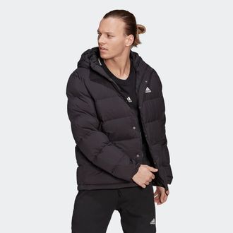 adidas Outdoorjacke ADIDAS SPORTSWEAR HELIONIC HO JKT, Herren, Gr. XXL, schwarz, Obermaterial: 100% Polyester. Futter: 100% Polyester. F&uuml;llung: 80% Entendaun