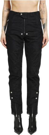 Rick Owens Dames, Broeken, Zwart, Maat: XS Katoen