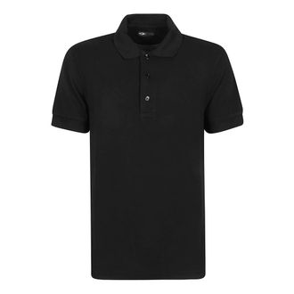 Tom Ford Polo Shirts, male, Black, Size: XL Piquet Polo