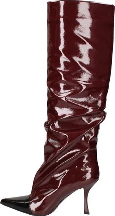 Marc Ellis Hoge laars - Dames - Hoge Laarzen - Rood - 37 EU - Leer - Schoenen