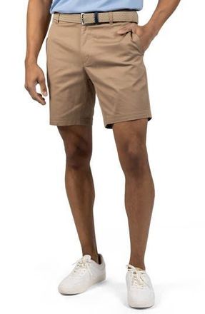 Tailorbyrd Stretch Cotton Performance Shorts in Khaki at Nordstrom Rack, Size 38