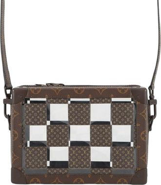 Louis Vuitton Pre-owned Womens Monogram Chess Soft Trunk - Brown Textile - One Size