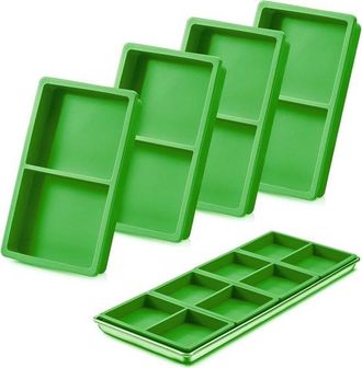 OEM Separadores De Silicona Para Bandejas De Horno - Separadores Para Tapetes De Reposter&iacute;a - Moldes De Silicona Para Alimentos - 4 Piezas - Verde
