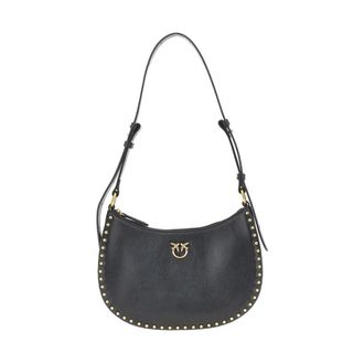 Pinko Mini Borsa a Spalla Half Moon - - Bags - Donna - Nero - ONE SIZE