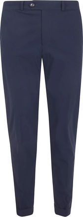 Roberto Ricci Design Surflex Chino Broek - Heren - Chinos - Blauw - L - Leer - Broeken