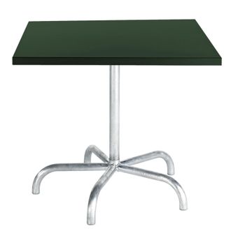Schubiger M&ouml;bel Metalltisch S&auml;ntis Quadratisch
