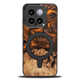 OEM Funda Bewood Unique Para Xiaomi 14 Pro - Naranja Con Magsafe