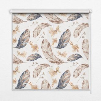 Tulup Tenda A Rullo Interna Per Finestra - Tenda Filtrante Luce - Tenda Privacy - Tenda Decorativa Rettangolare - Rullo Per Interni - (100 Cm X 140 Cm) - Fo