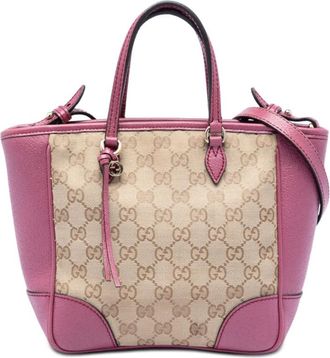 Gucci Pre-owned Gucci Small GG Canvas Bree Satchel Ladies XN0BF3DXMU67XWLZ