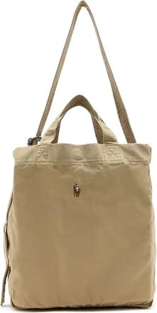 Polo Ralph Lauren Shopper met geborduurde zak - Beige