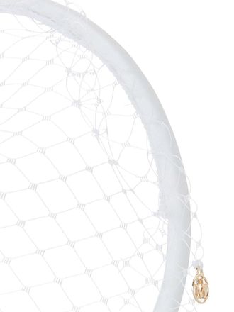 Maison Michel Womens White Polyamide Headband Accessory