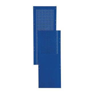 OEM Lateral De Chapa Perforada Logs 80 H2000xw390mm Azul Ral 5022 Troncos