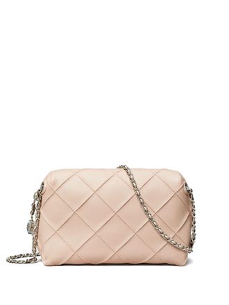Tory Burch Womens Fleming Leather Crossbody Bag