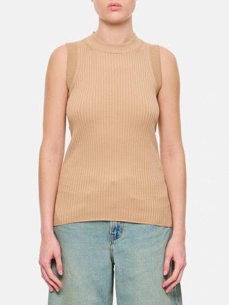 Sportmax Top dolcevita Sportmax in maglia di cotone