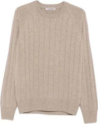La Fileria Heren, Truien, Beige, Maat: XL