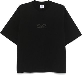 VETEMENTS logo-print T-shirt - Black
