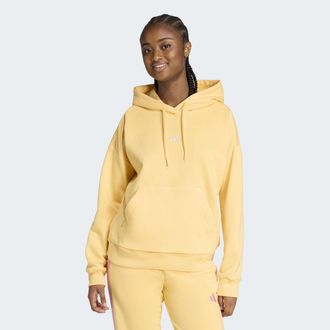 adidas Kapuzensweatshirt ADIDAS SPORTSWEAR W SL FC HD, Damen, Gr. XXL, semi ice tangerine, wei&szlig;, Obermaterial: 70% Baumwolle, 30% Polyester, angesetztes B&uuml;nd