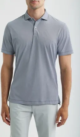 Johnnie-O Solid Mesh Performance Jersey Polo in Navy at Nordstrom, Size Xx-Large