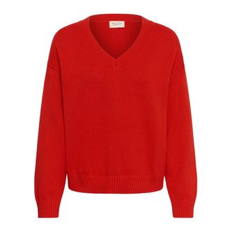 Part Two Bismilpw Pullover - Knitwear - Mujer - Rojo - M
