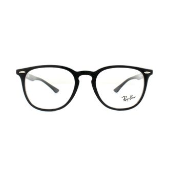 Ray-Ban Unisex Glasses Frames 7159 2000 Black Mens Womens 52mm - One Size