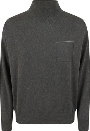 PESERICO Jersey de Cachemira y L&uacute;rex - Knitwear - Mujer - Gris - M