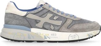 Premiata Grey Mick 7247 Suede Sneakers