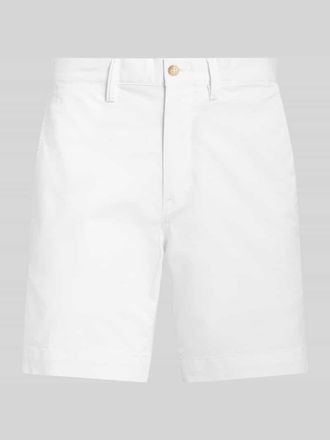 Polo Ralph Lauren Regular Fit Bermuda aus reiner Baumwolle in Weiss, Gr&ouml;&szlig;e 30