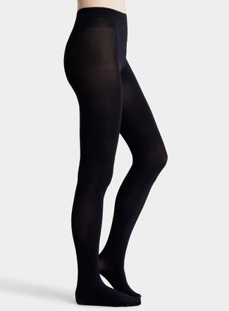 Simons Womens Volterra solid 3D microfibre tights 60 denier - Opaque Exclusive collection from Italy