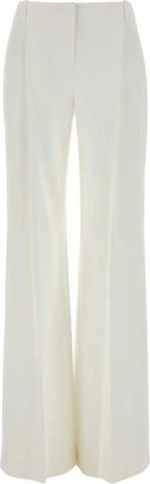 Ermanno Scervino Pantalone Palazzo - Dames - Wijde Broeken - Wit - 2XS - Broeken