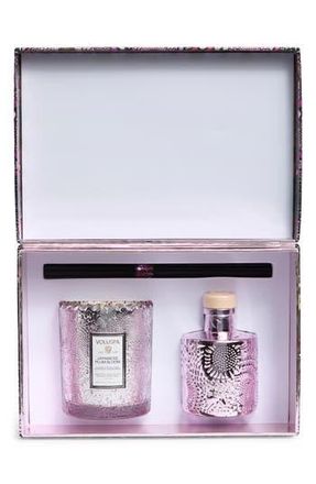 Voluspa Japanese Plum Bloom Candle & Oil Diffuser Set in Multi at Nordstrom Rack