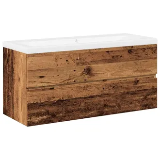 vidaXL Vidaxl Mobile Con Lavabo Integrato Legno Antico
