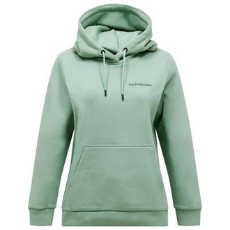 Peak Performance Original Small Logo Hoodie Hoodie f&uuml;r Damen | t&uuml;rkis/gr&uuml;n