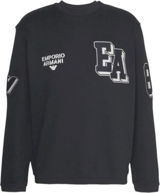 Emporio Armani Hombre, Sudaderas, Azul, Talla: S