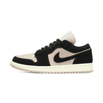 Nike Jordan 1 Low - Dames - Sport - Zwart - Maat: 38 EU Leer