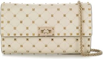 Valentino Garavani Rockstud Spike Nappa Schoudertas - Dames - Schoudertassen - Wit - ONE Size - Leer - Tassen