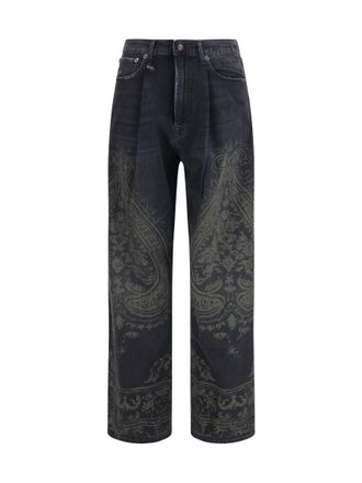 R13 Black High Rise Jeans