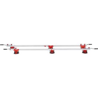 Rubi 18976 Slim Easy Trans Plus, 20 Cm, Rojo, Ideal Para Transportar L&aacute;minas Cer&aacute;micas De Gran Formato Como M&aacute;rmol, Dise&ntilde;o Ergon&oacute;mico, Resistente Y Seguro 