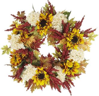 Creative Displays Inc. Handmade Fall Arrangement With Hydrangea & Thistle