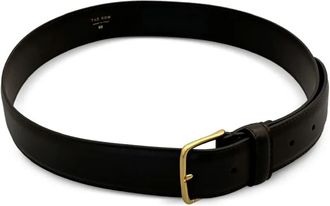 The Row leather belt - Black