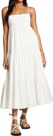 Saltwater Luxe Sorrento Midi Dress In Salt