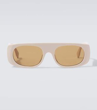 Fendi Signature oval sunglasses
