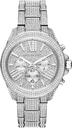 Michael Kors Accessoires, Dames, Grijs, ONE Size, Wren Chronograph Horloge