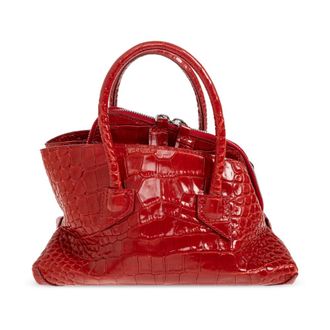 The Attico Dames, Tassen, Rood, Maat: ONE Size Leer