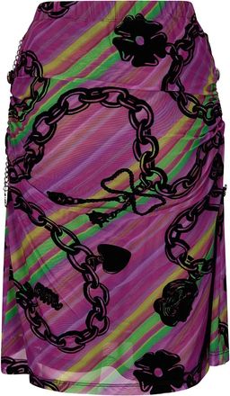 Chopova Lowena Gonna con stampa - Viola