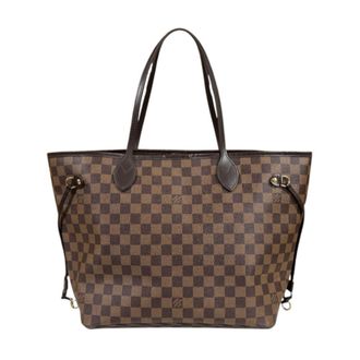 Louis Vuitton Brown Cerise Damier Canvas Pouch Tote Bag (Pre-Owned)