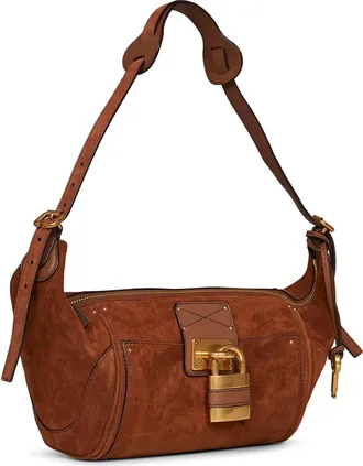 Chlo&eacute; Womens Crossbody Bag Paddington Vintage Brown Calf Leather Shoulder