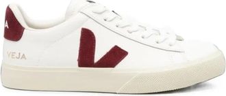 Veja Campo Leren Sneakers - Dames - Schoenen - Wit - Maat: 40 EU Zijde