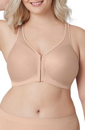 Glamorise MagicLift Front Closure Posture Back Bra in Cafe at Nordstrom, Size 38Dd