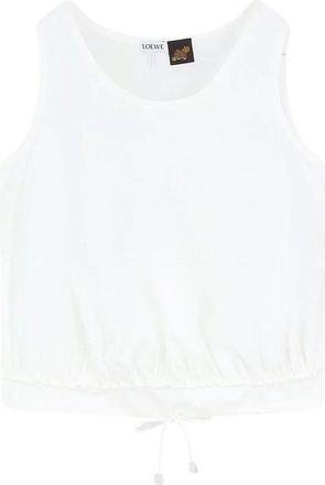 Loewe Tops, Dames, Wit, S, Katoen, Paulas Ibiza Lichtgewicht Katoenen Top